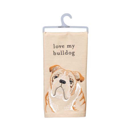Embroidered Dog Breed Dish Towels